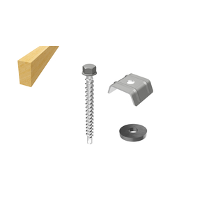 Kit fixing Roof profile - Wood support