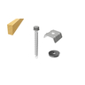 Kit fixing Roof profile - Wood support